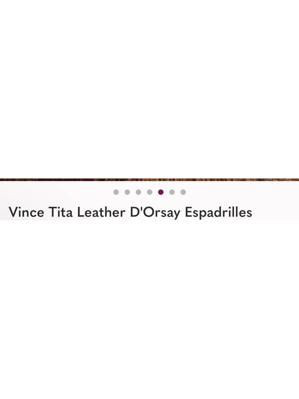 New Vince Tita Leather D'Orsay Espadrilles Beige 8.5
